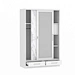120cm 2 Sliding Door Wardrobe with 2 Drawers